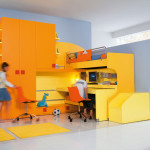 cameretta bambini ragazzi ferrimobili slider desk 404