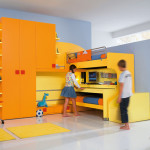 cameretta bambini ragazzi ferrimobili slider desk 404