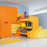 cameretta bambini ragazzi ferrimobili slider desk 404