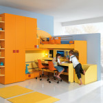 cameretta bambini ragazzi ferrimobili slider desk 404